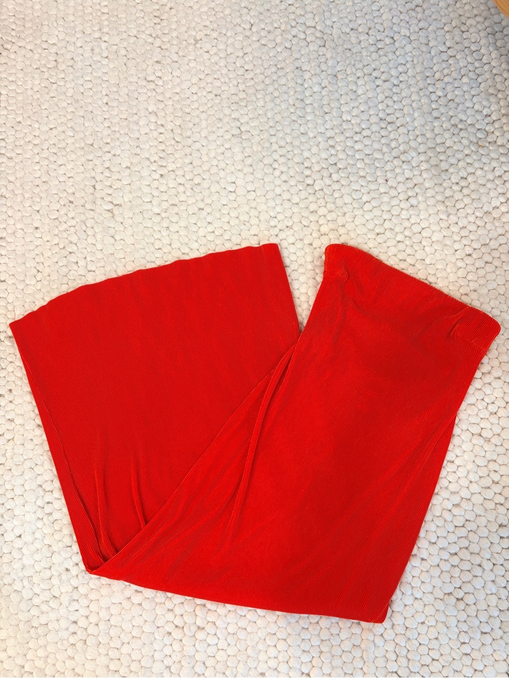 Hello Molly Bright Red Maxi Skirt